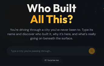 Who Built All This? gallery image