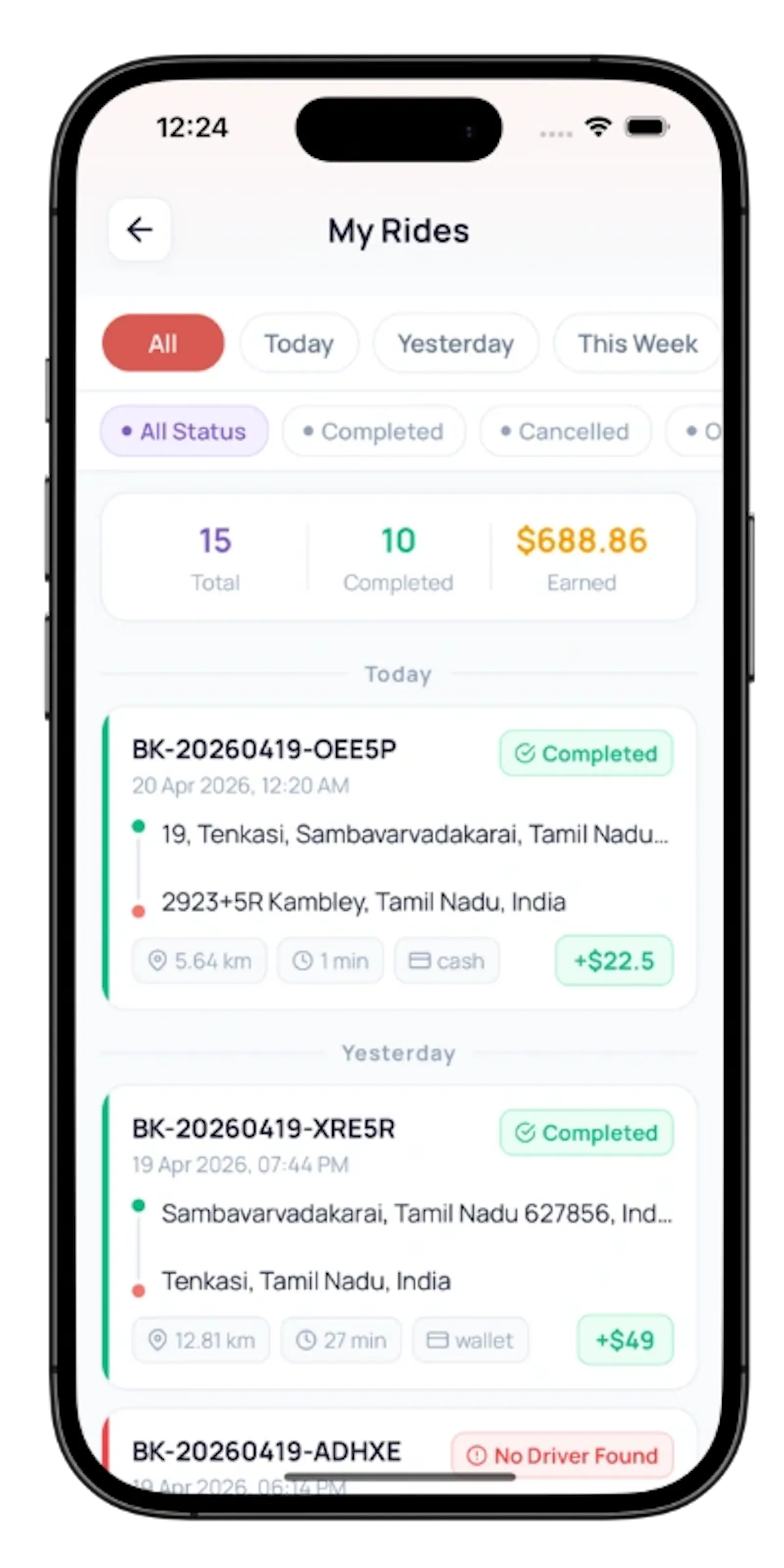 Uber Clone App Development screenshot 8