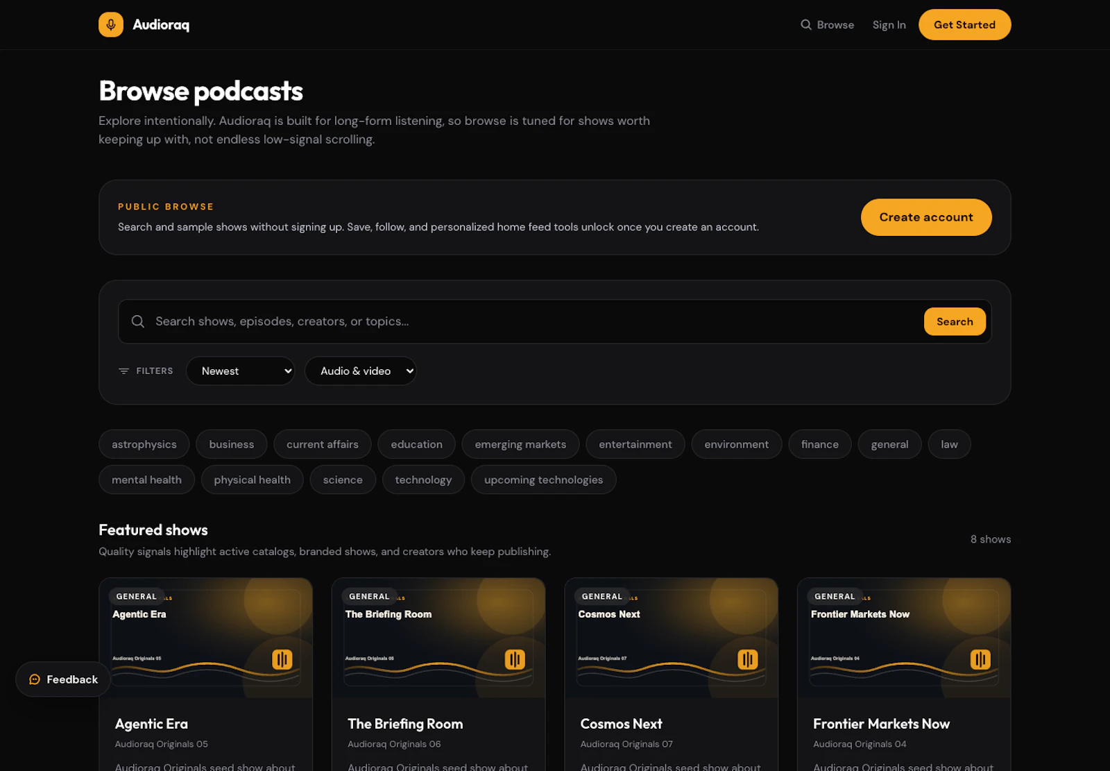 Audioraq screenshot 2