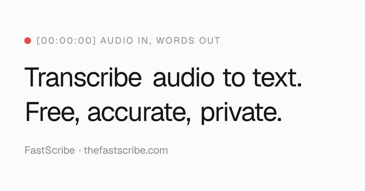 FastScribe gallery image