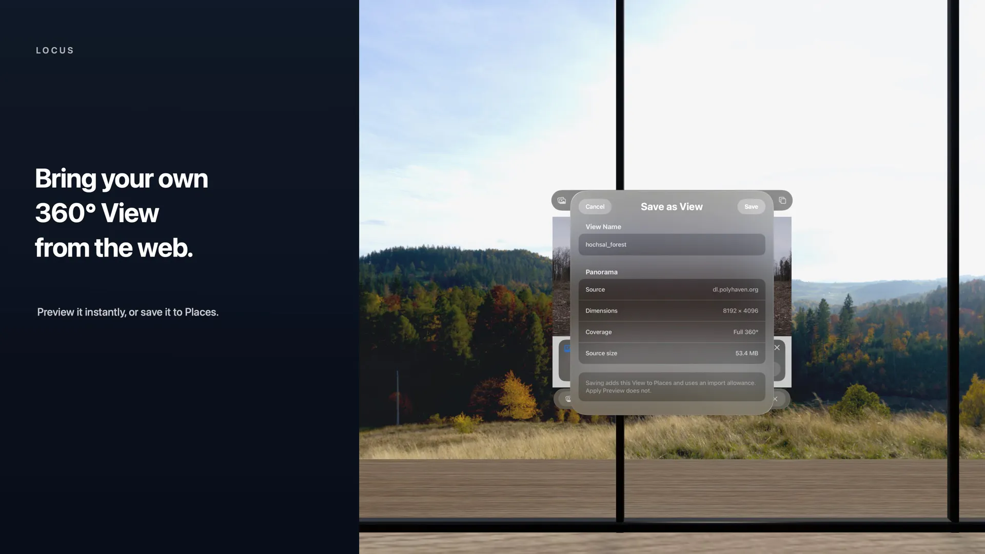 Locus for Apple Vision Pro gallery image