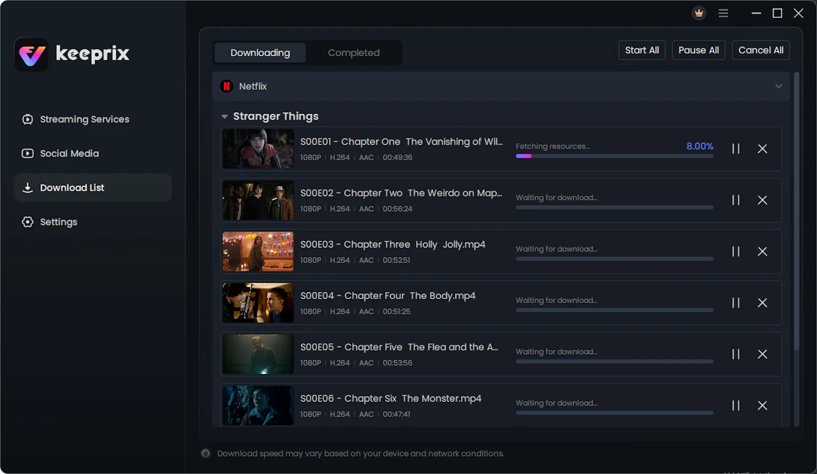 Keeprix Video Downloader screenshot 4