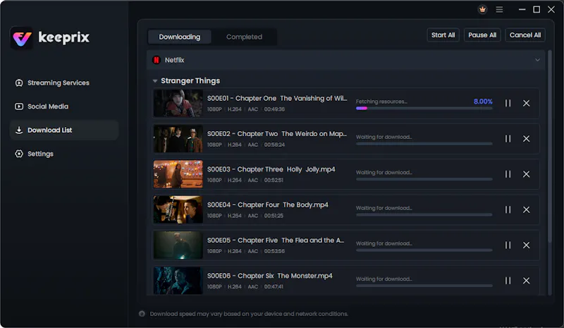 Keeprix Video Downloader screenshot 4