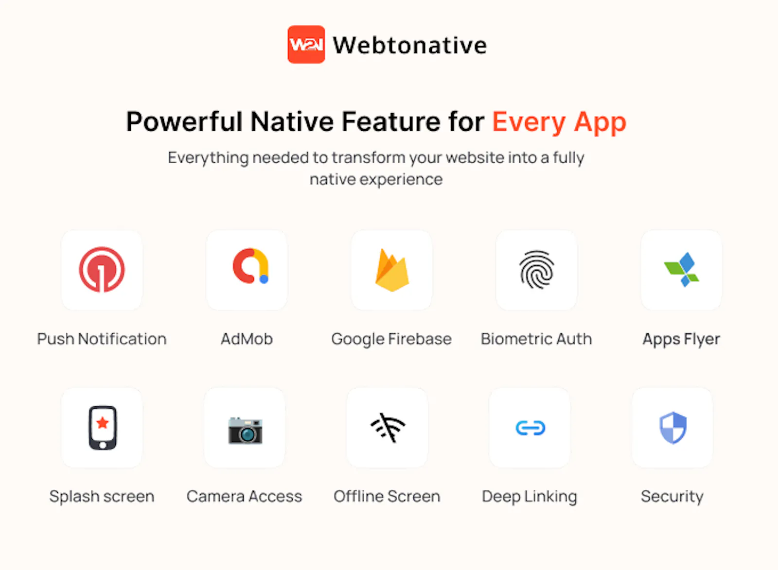 Webtonative screenshot 2