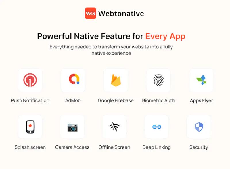 Webtonative screenshot 2