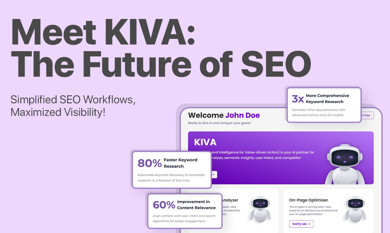 startuptile KIVA -The AI-powered SEO agent for agencies SMEs & startups