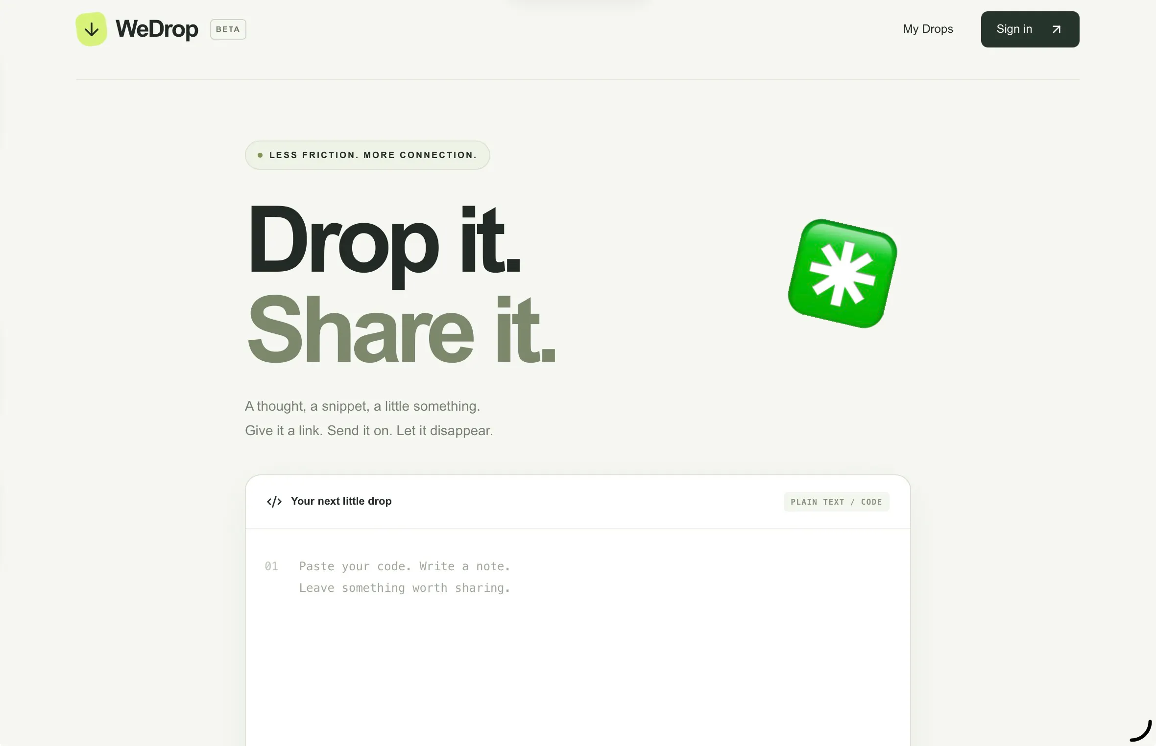 WeDrop gallery image
