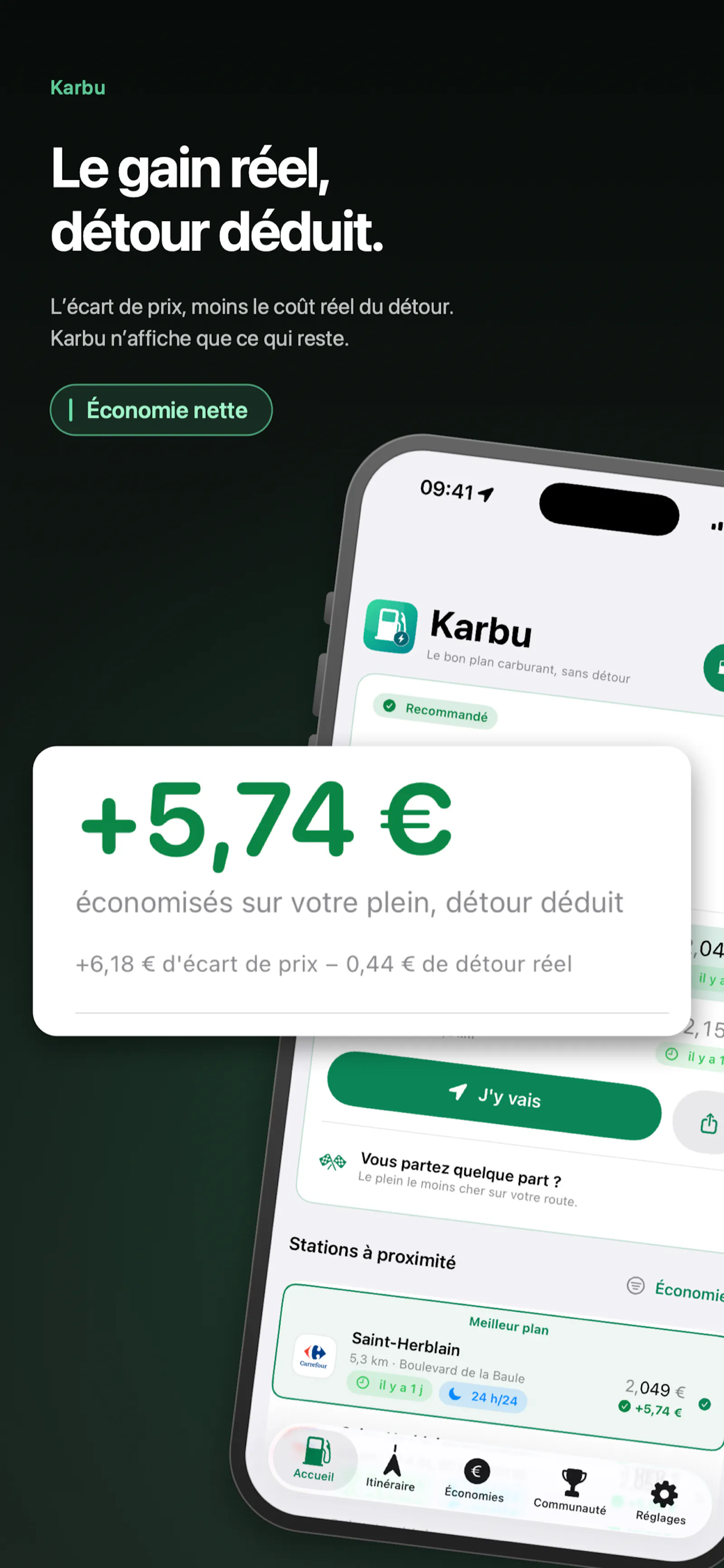 Karbu : Prix des carburants sans détour screenshot 1