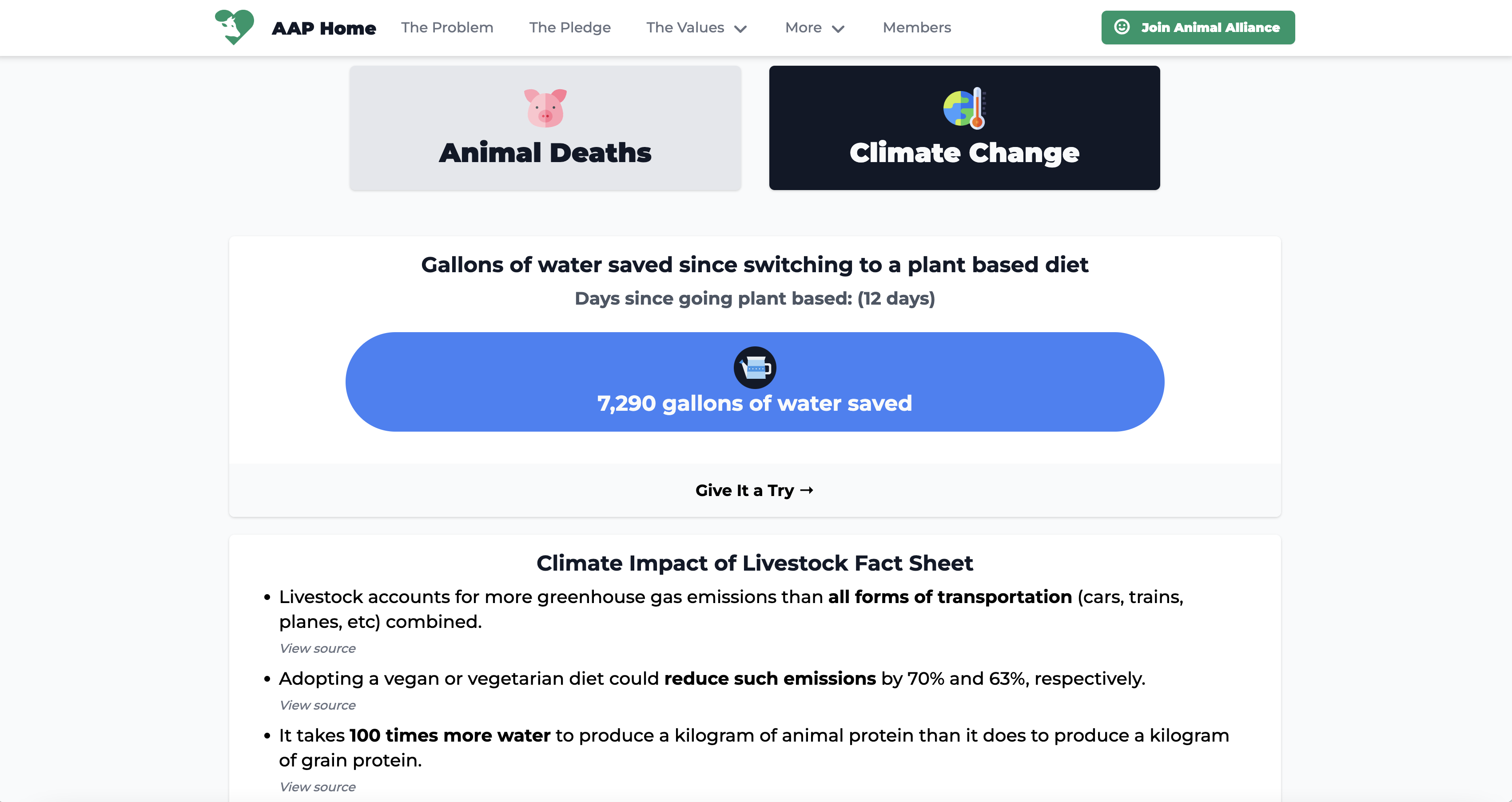 Animal Alliance Pledge gallery image