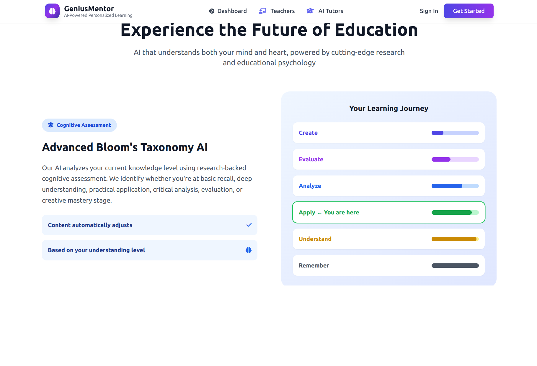 Geniusmentor AI gallery image