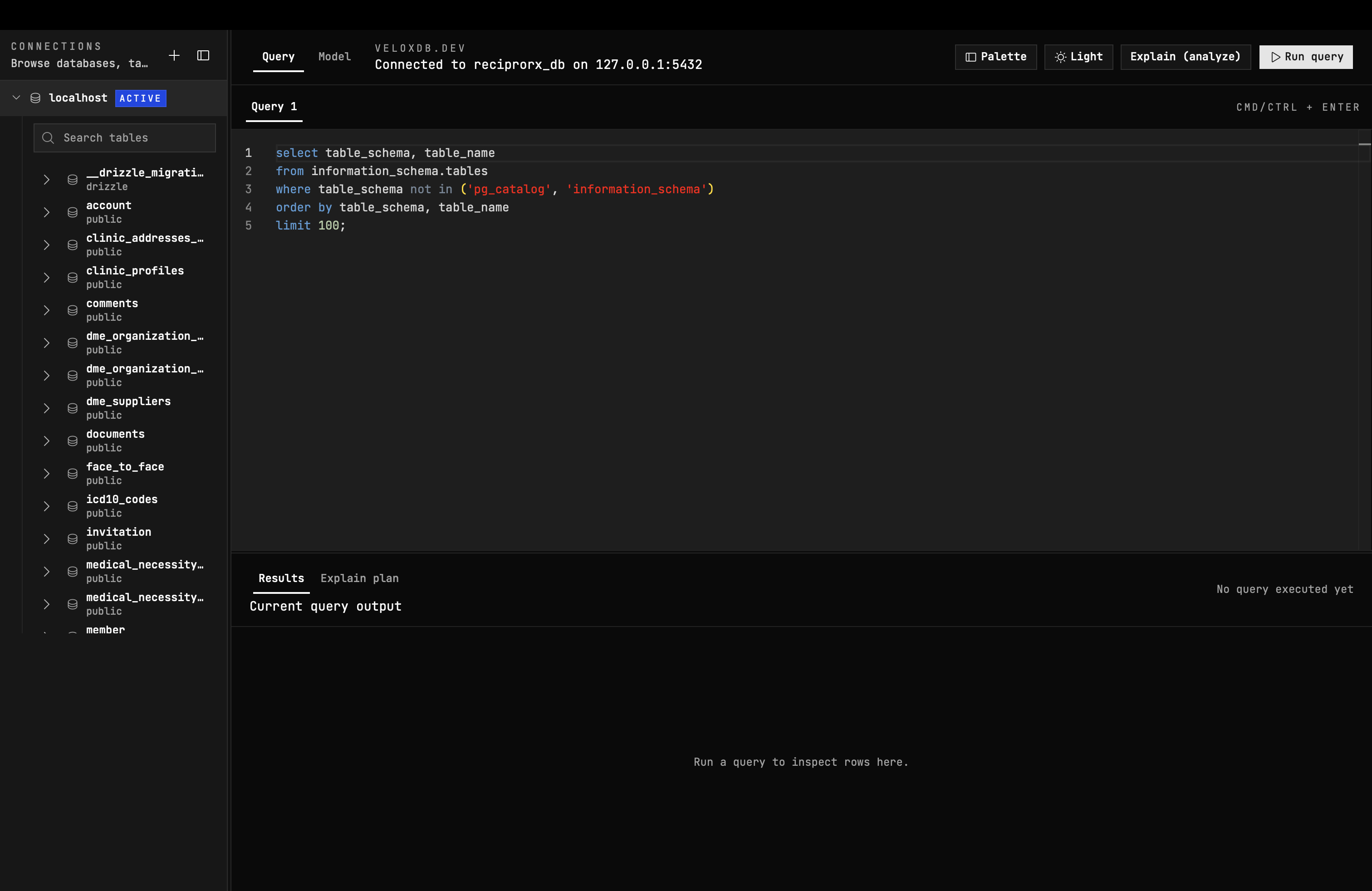 VeloxDB — Fast PostgreSQL Admin Tool gallery image