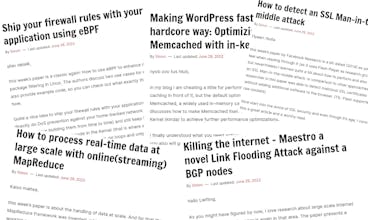 Weekly CS Paper Newsletter gallery image