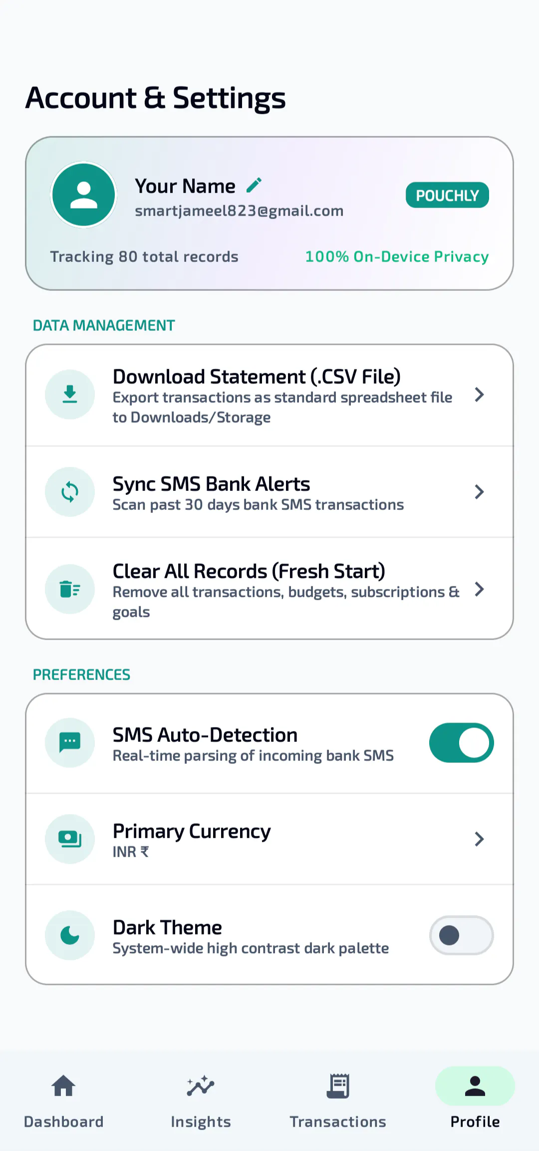 Pouchly: Safest Expense Tracker gallery image