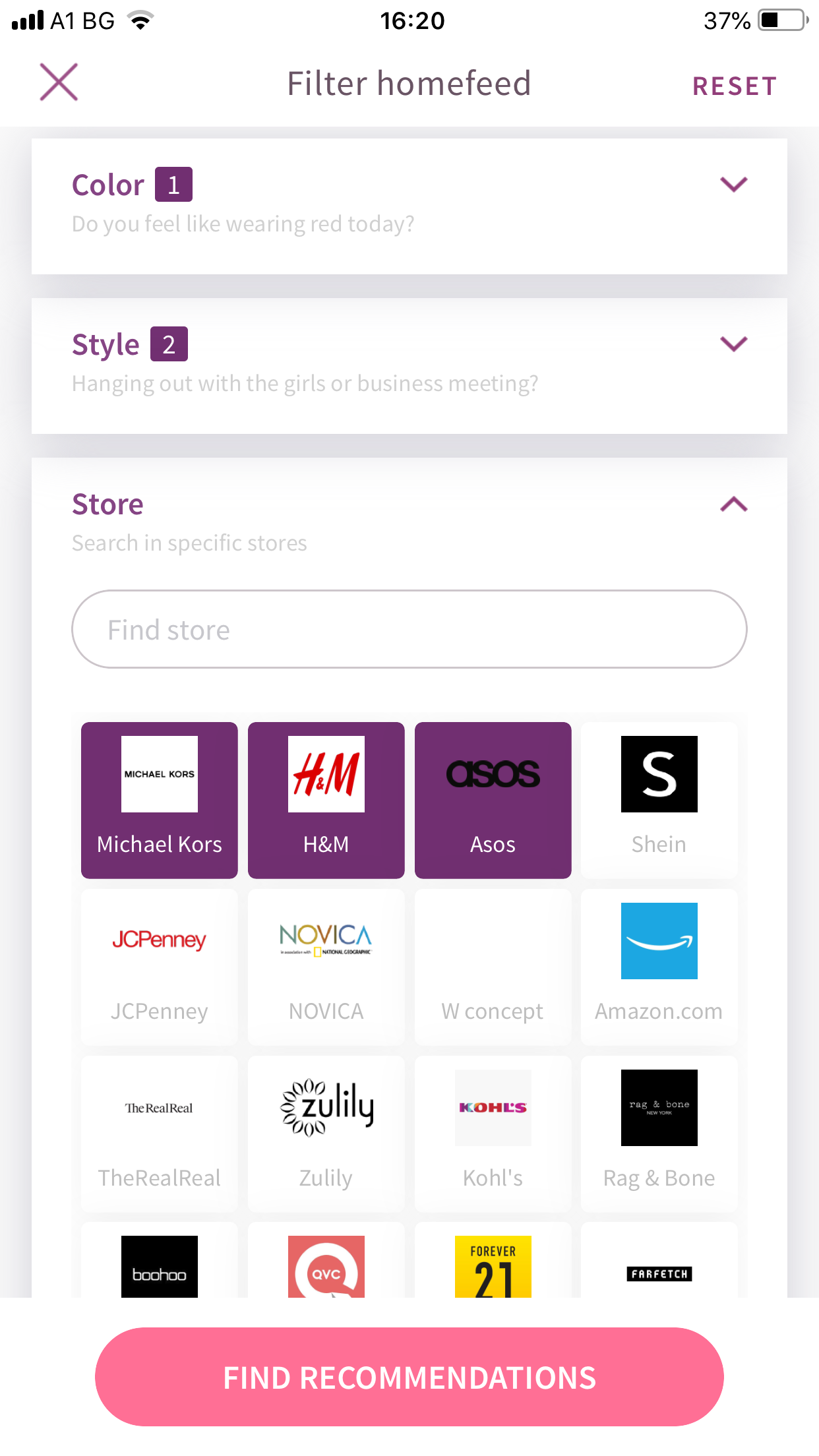 La Koketa app gallery image