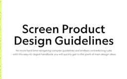 SCREEN - THE product design handbook media 1