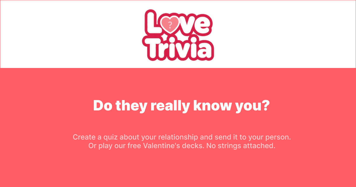 Love Trivia gallery image