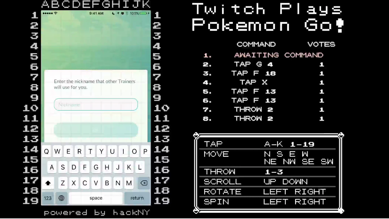Twitch Plays Pokemon Go