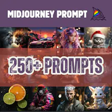 250 Midjourney Prompts gallery image