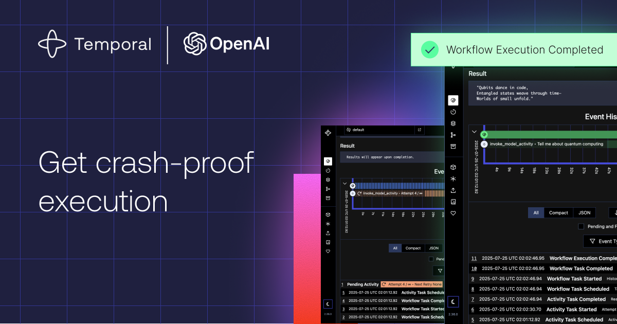 Temporal + OpenAI Agents SDK screenshot 2