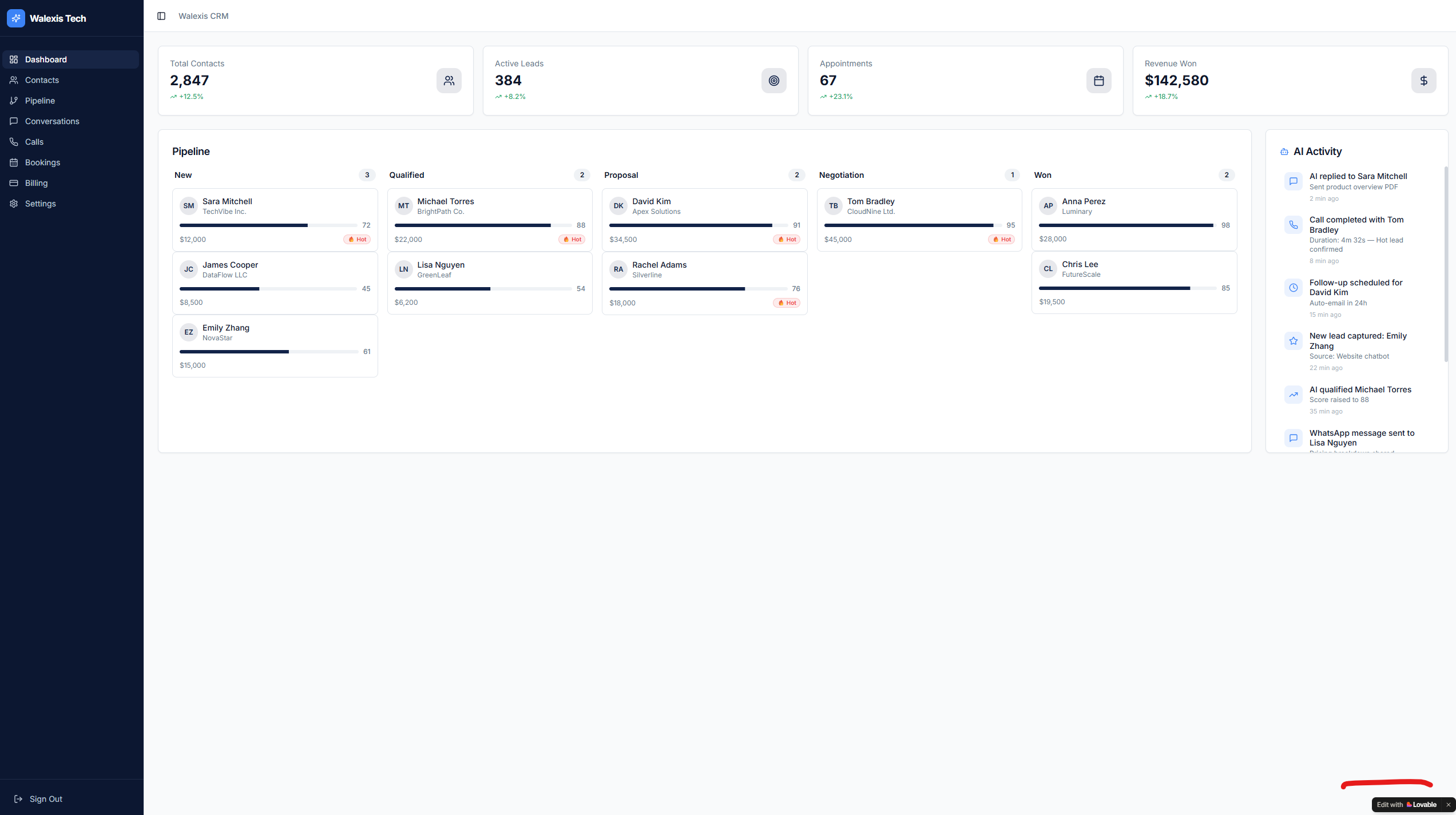 Walexis AI - Custom AI Sales System gallery image