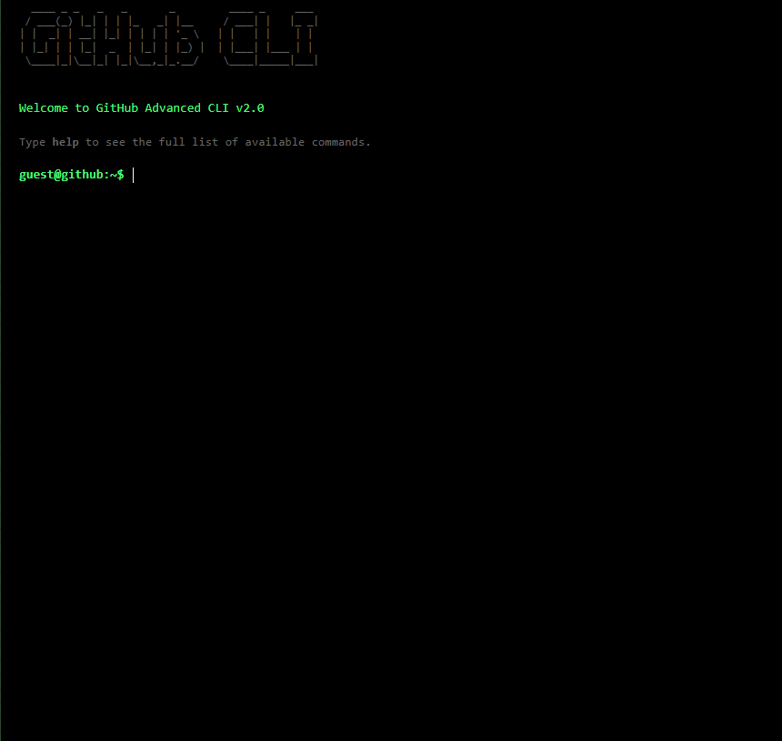 GitHub Advanced CLI Explorer gallery image