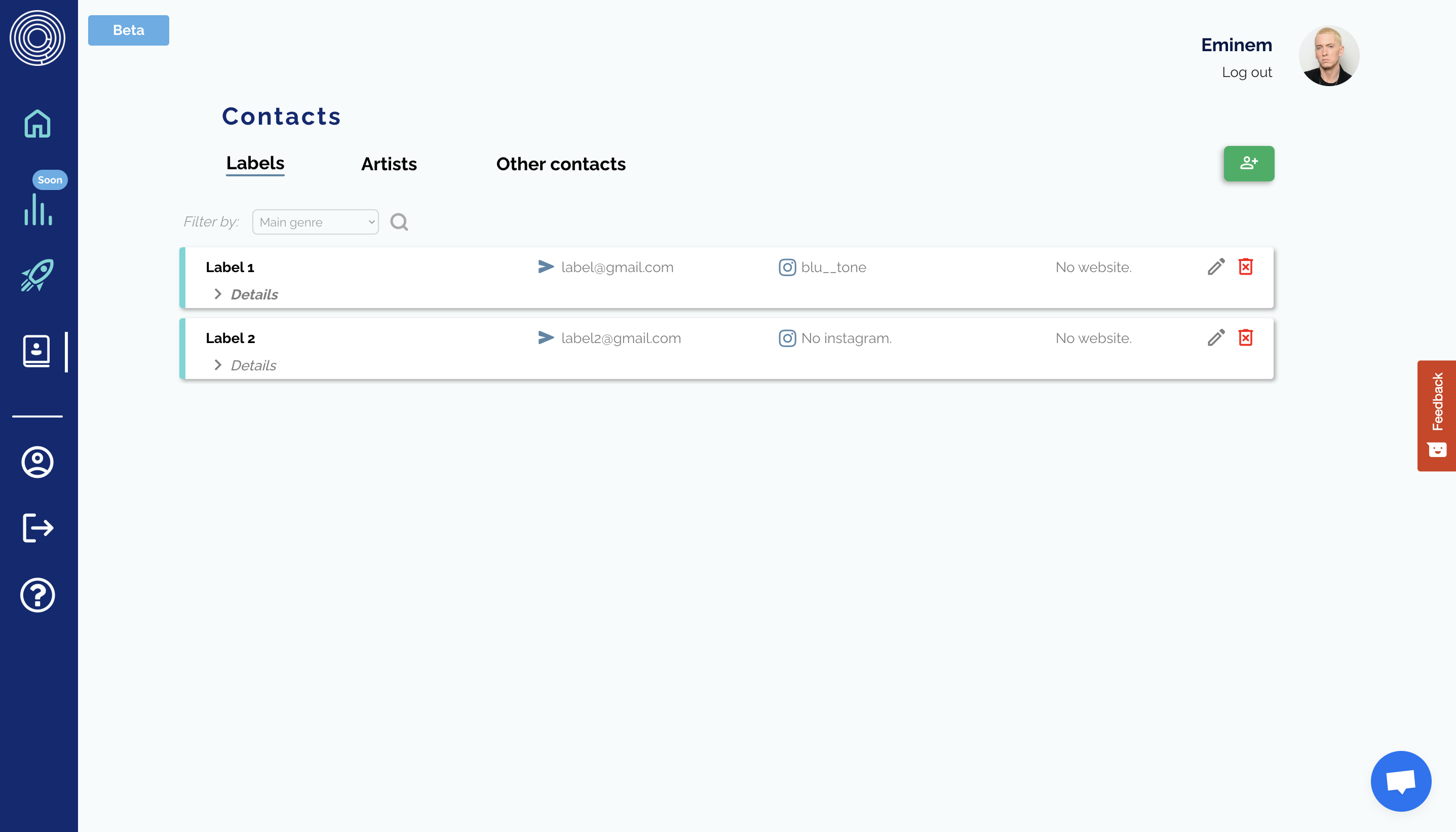 Trackr |Betaversion - Das All-in-One Music-Management-Tool für Produzenten Medien 4