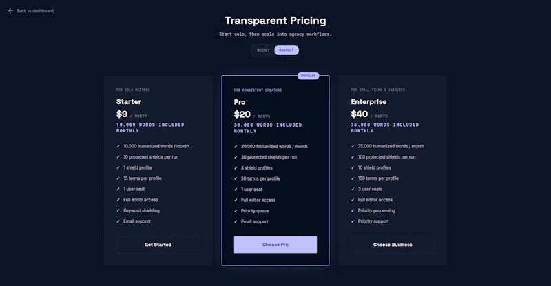 HumanizerPro screenshot 3