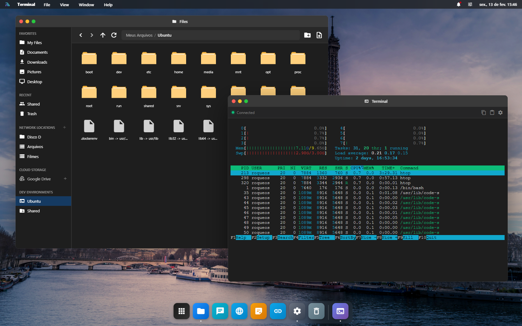 RoqueOS - Main product screenshot demonstrating key features and user interface