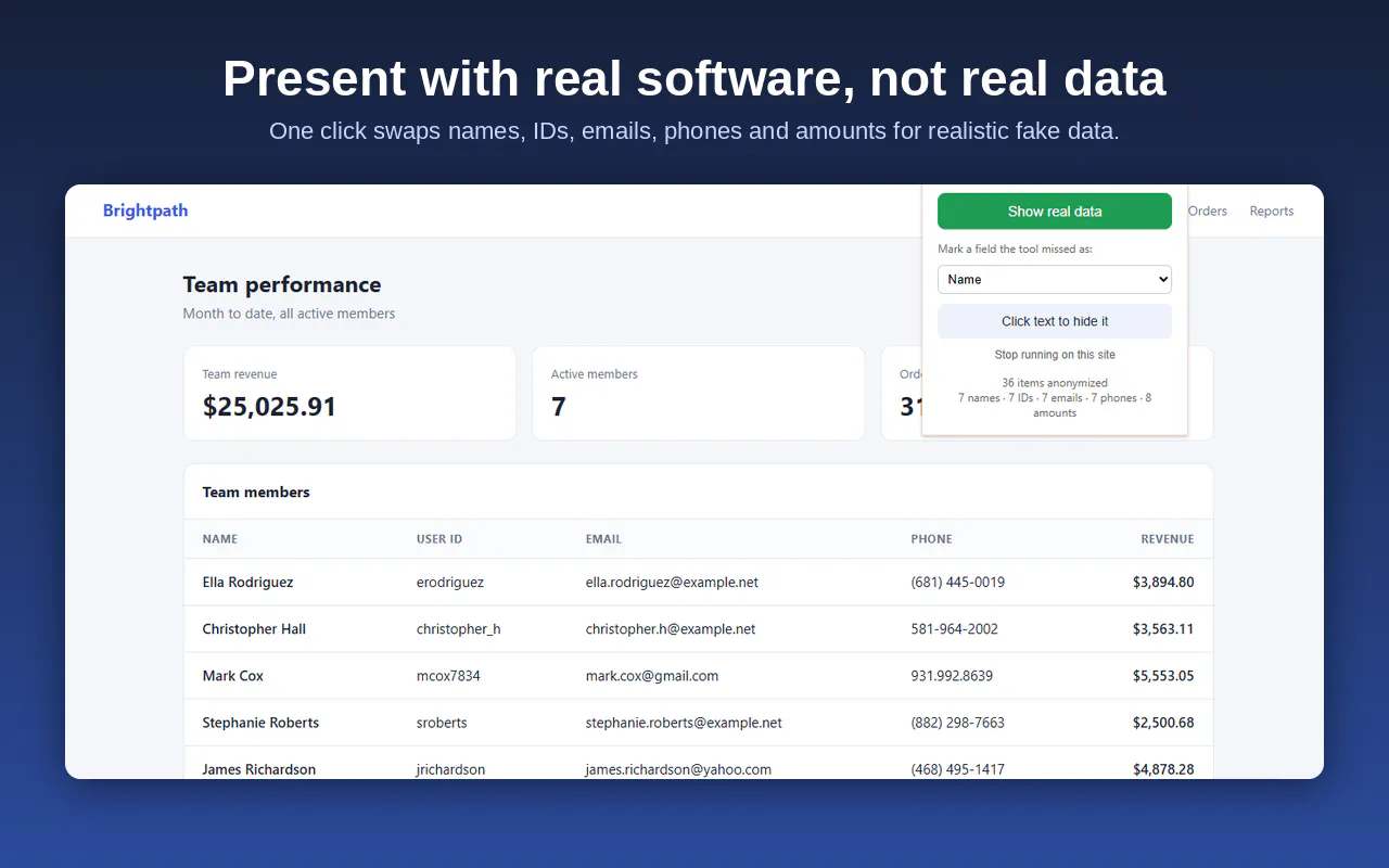 Demo Data gallery image