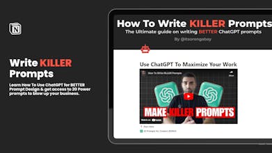 Learn To Write KILLER Prompts gallery image