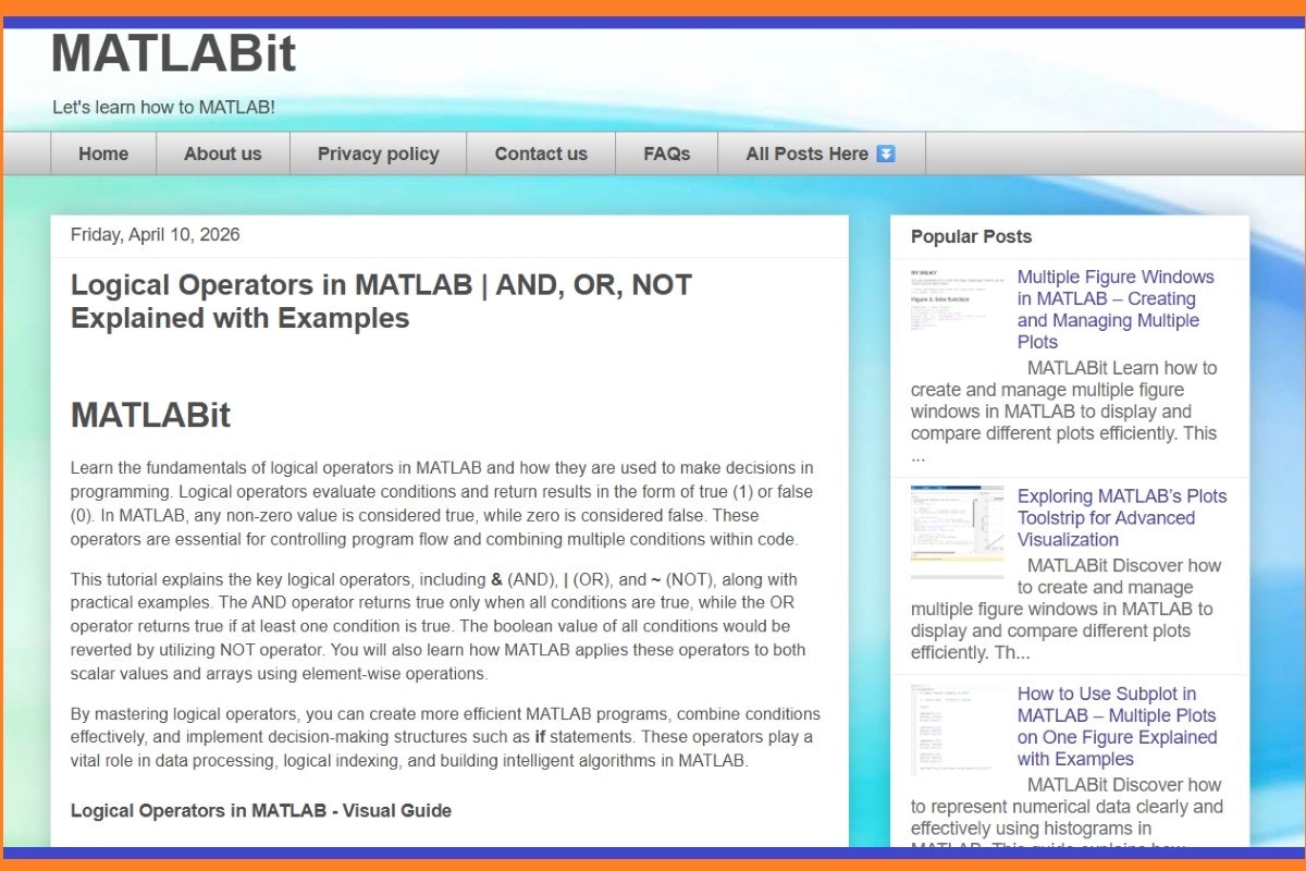 MATLAB IT Now – Learn MATLAB Coding gallery image