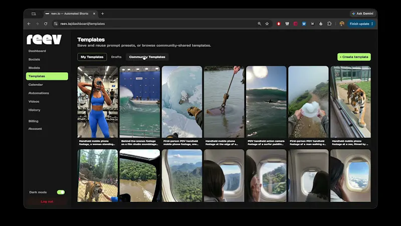 reev.to screenshot 1 (video preview)