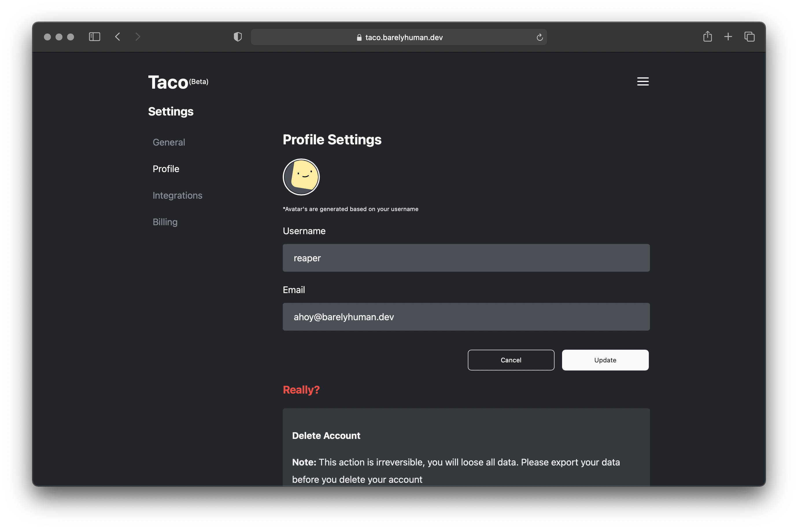 Taco (beta) gallery image