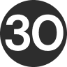 30characters logo