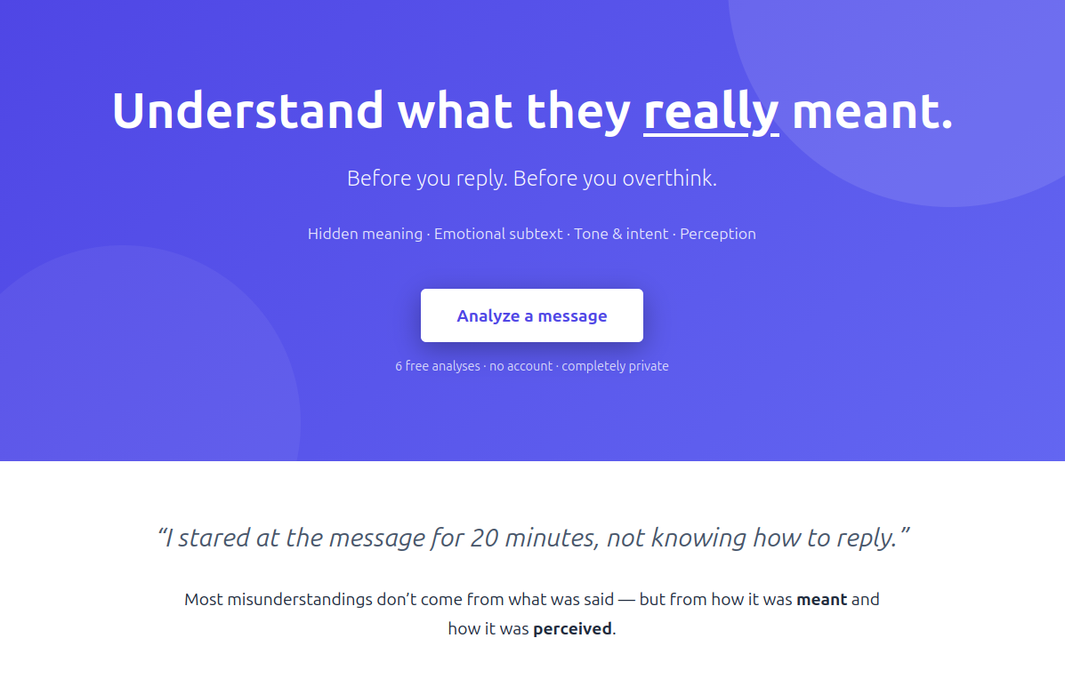 Deeper Meaning  - Main product screenshot demonstrating key features and user interface