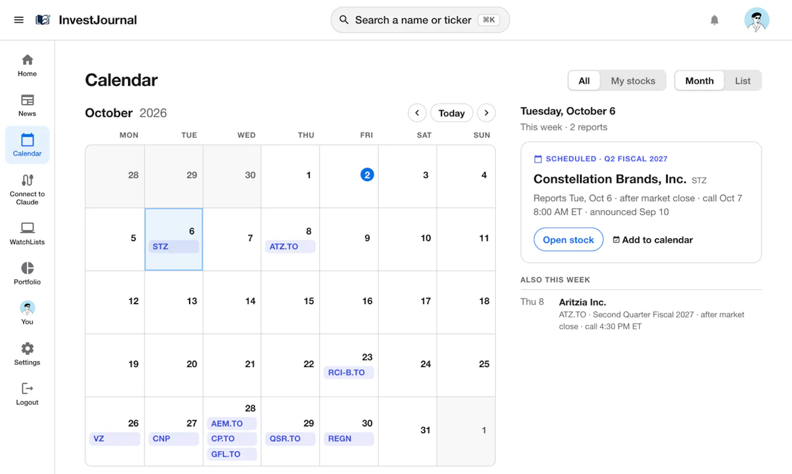 InvestJournal screenshot 7