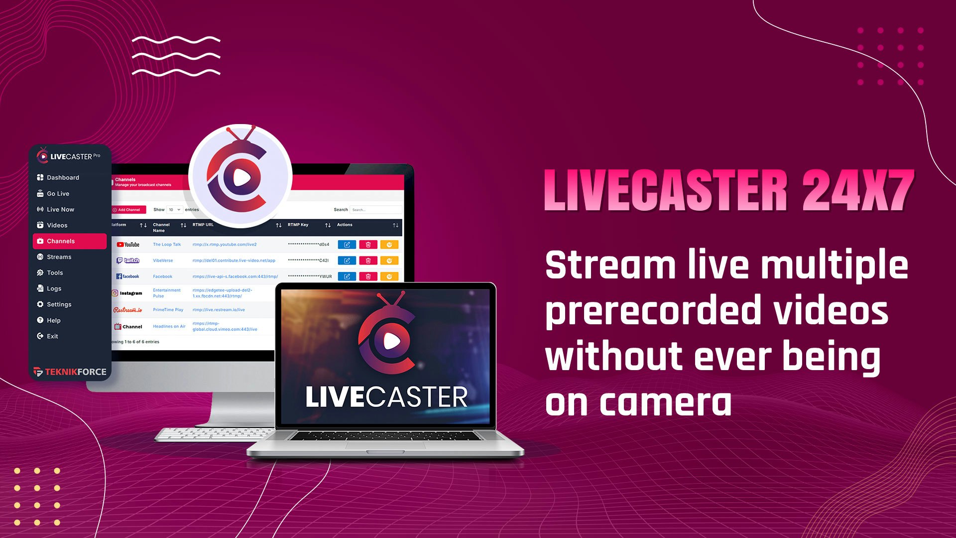Livecaster 24×7 gallery image