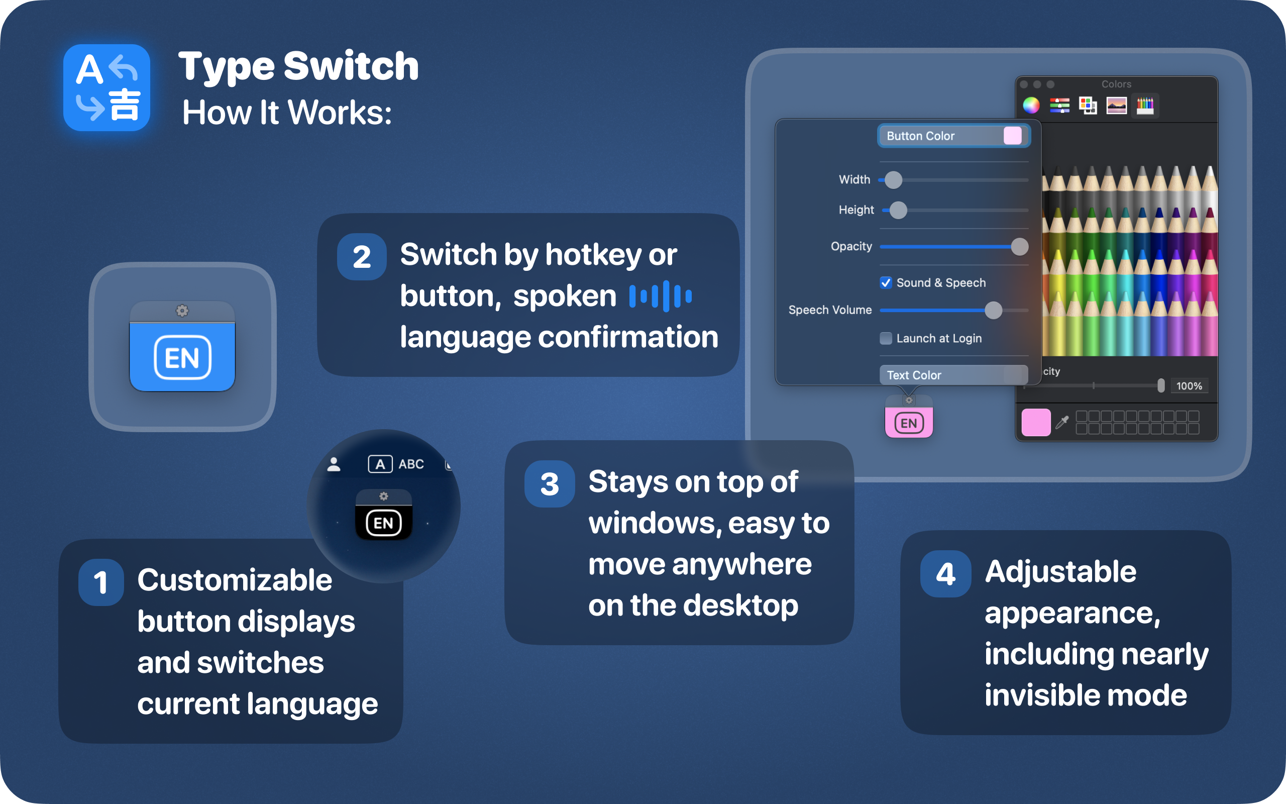 Type Switch - Moeilijke taalinschakeling van macOS met type schakelaar media 8