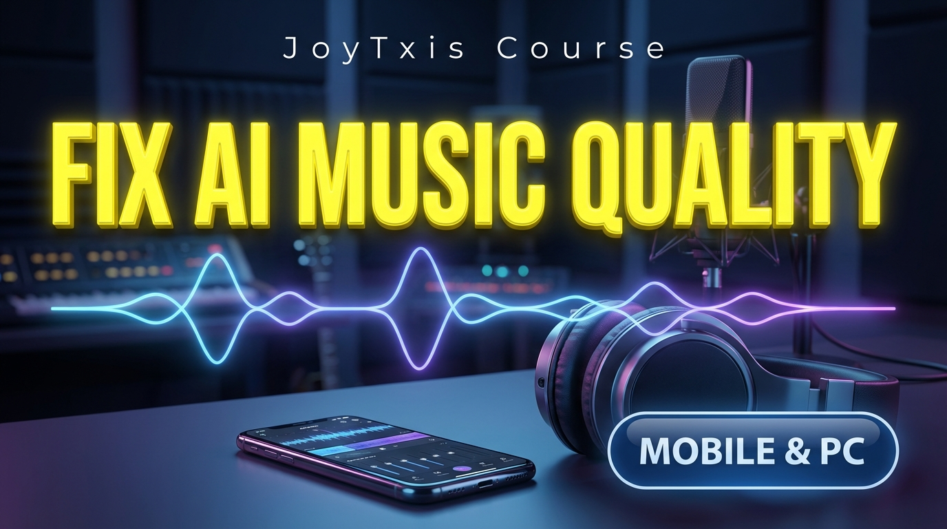 Fix AI Music Quality: Studio Sound Guide - Main product screenshot demonstrating key features and user interface