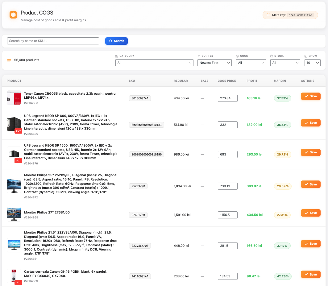 WooTrack - POAS Plugin for WooCommerce gallery image
