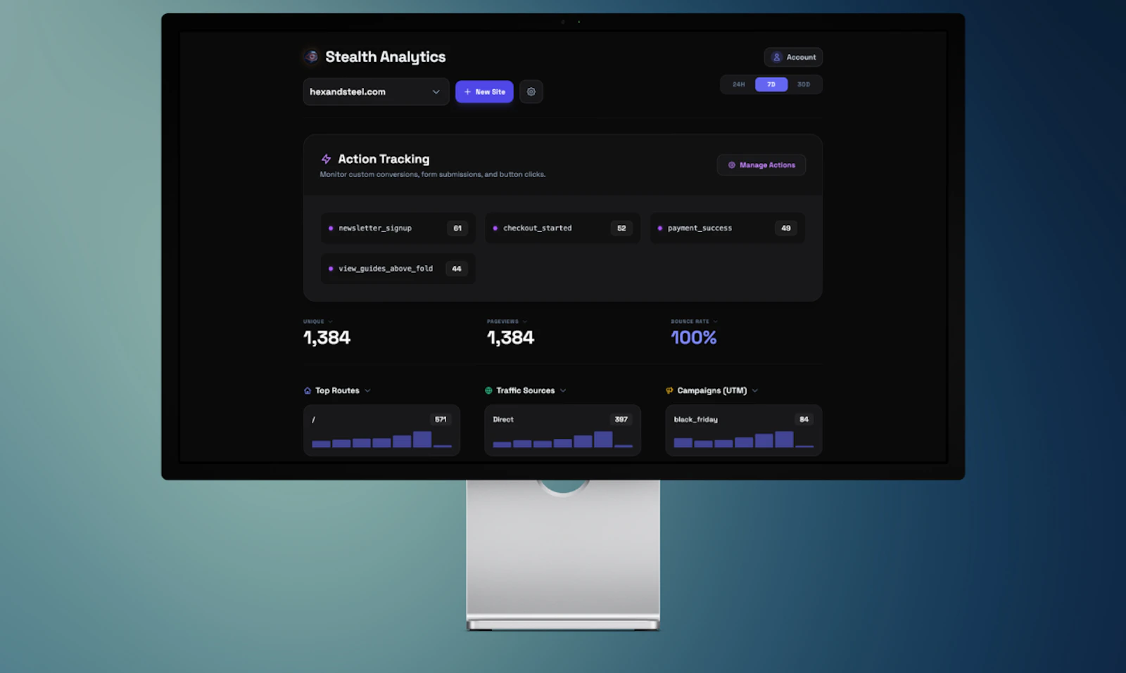 Stealth Analytics screenshot 1