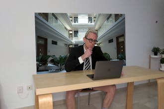 The Work From Home Backdrop gallery image