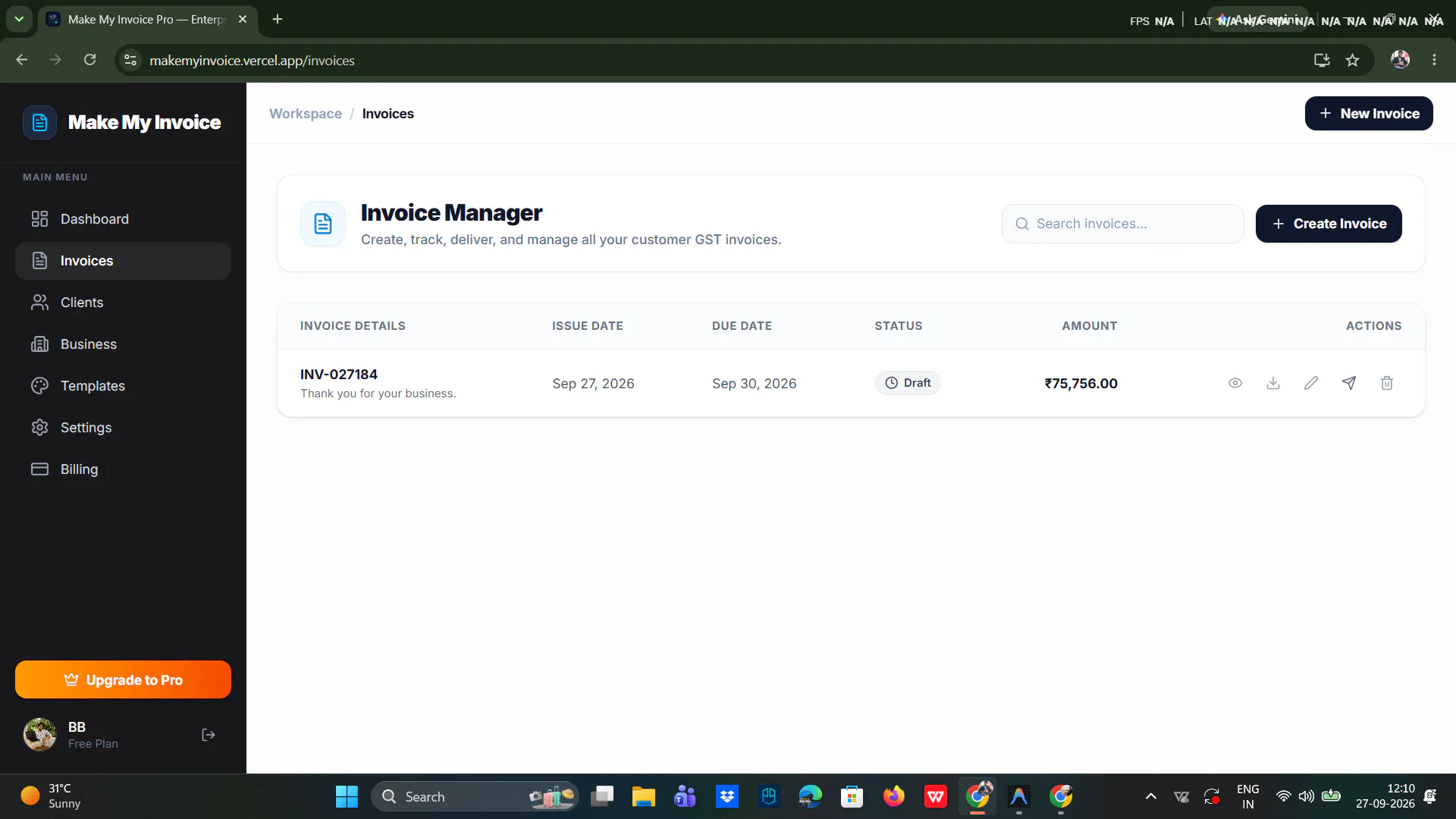 Make My Invoice Pro gallery image