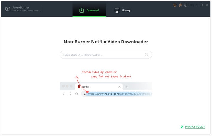 Media Noteburner Netflix tải xuống video - Trình tải xuống video Netflix chuyên nghiệp 1