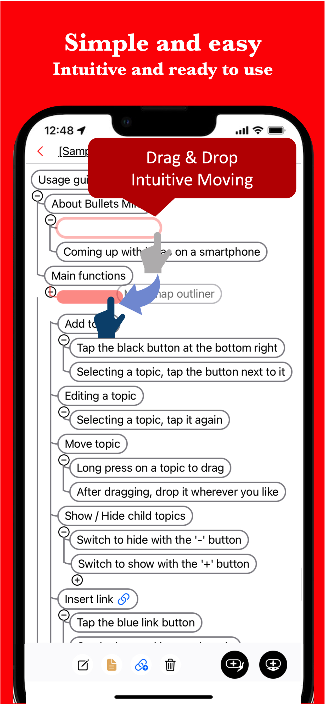 Bullets Mind web app launched - Screenshot 4 showing product features and functionality