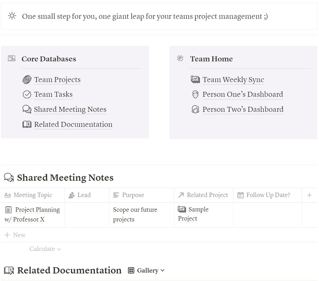 Notion - Small Team; Big Ambitions gallery image