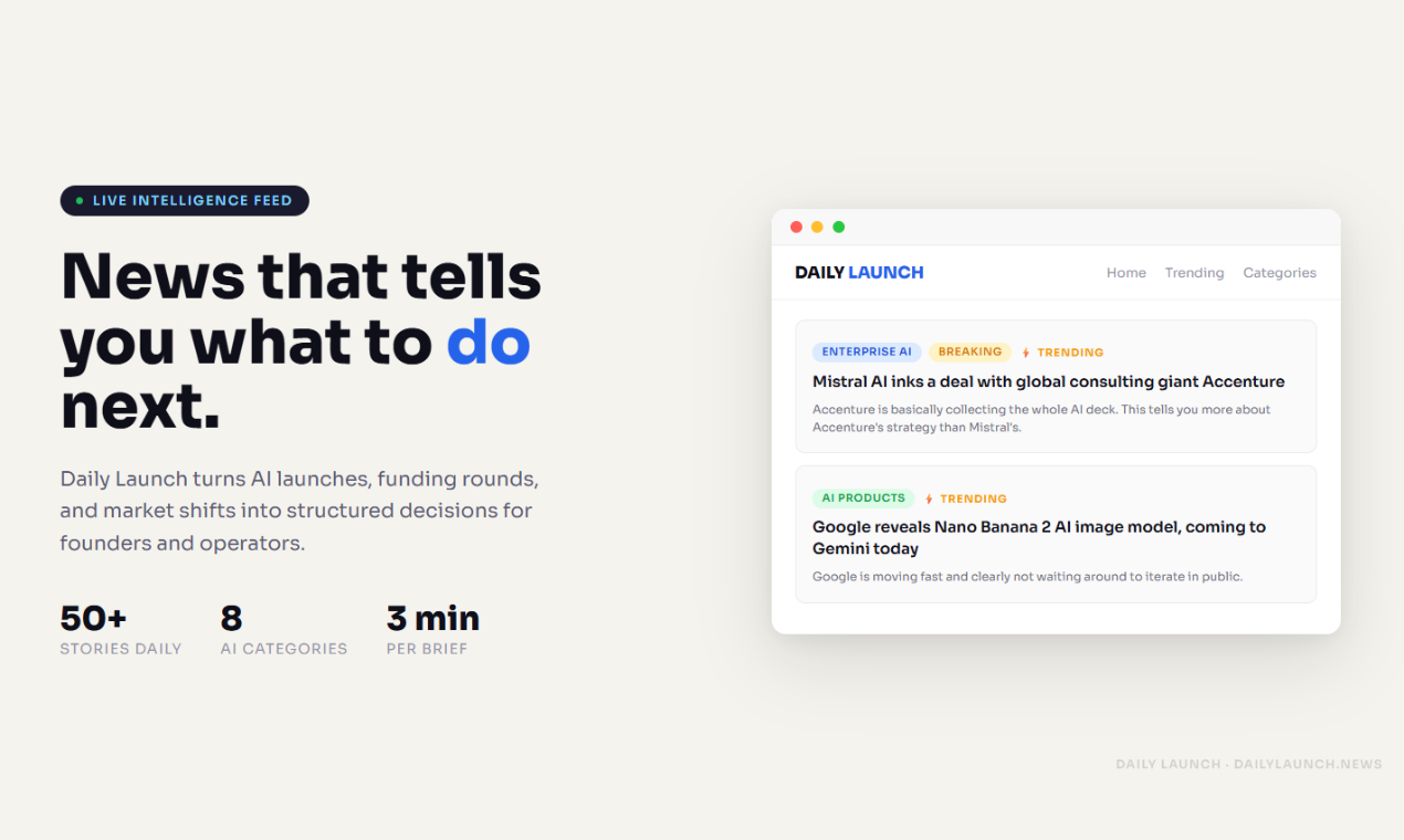 Daily Launch gallery image