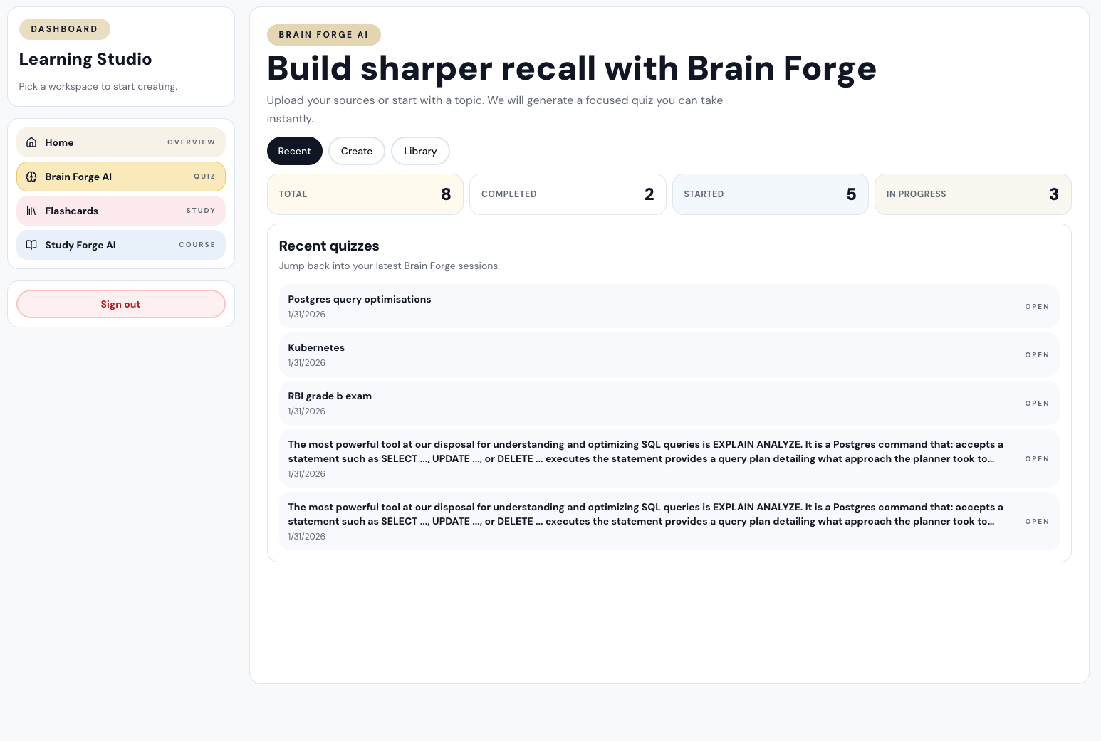 Learn Labs AI - Screenshot 4 showing product features and functionality