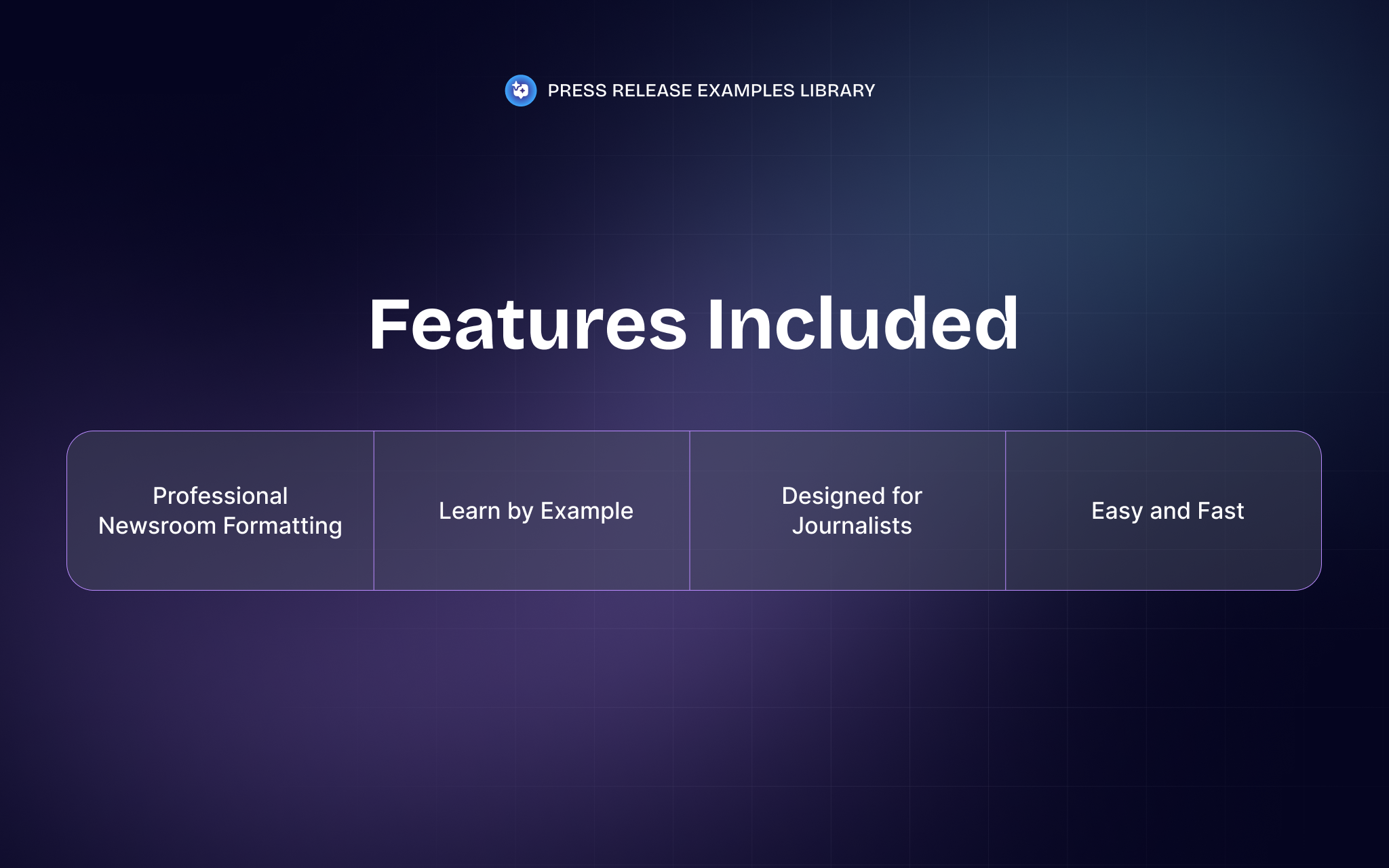 Press Release Library - Screenshot 2 showing product features and functionality