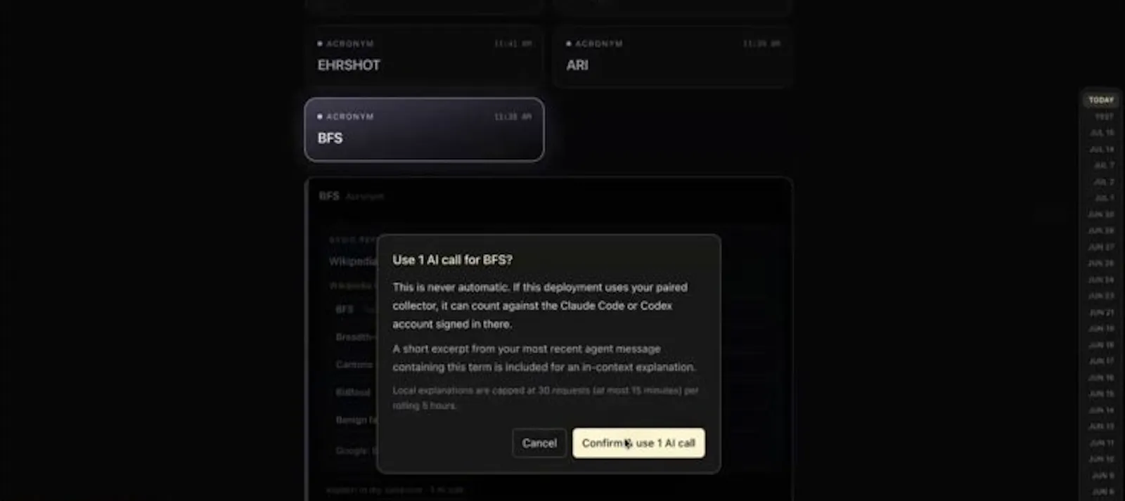 unjargon — jargon for your agents screenshot 2